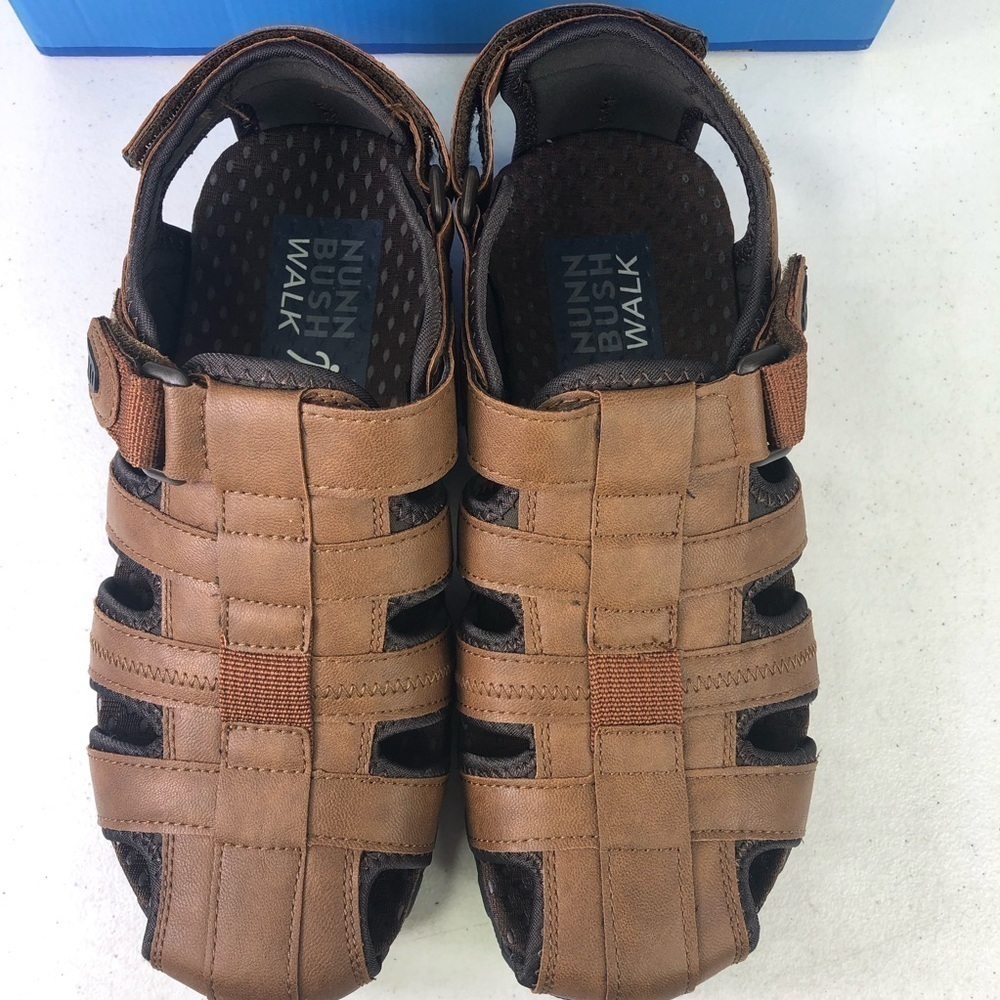 Nunn Bush RioBravo Tan Sandal Shoes Size 9W - Picture 8 of 8